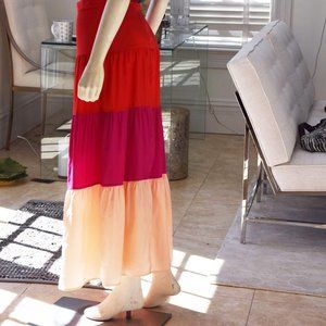 Marie Oliver Greta Skirt color block size 10